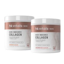 HealthKart Skin Radiance Collagen Powder Combo Pack - Orange + Watermelon