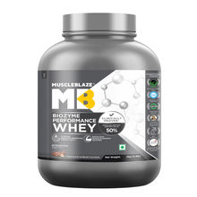 MuscleBlaze Biozyme Performance Whey Protein With Us Patent Filed Eaf - Chocolate Hazelnut