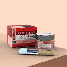 MensXP Mud Deep Clean Red Clay Face Mask with Willow Bark