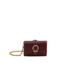 MIRAGGIO Dee Solid Wine Wallet With Detachable Strap