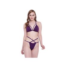 La Intimo Beach Mania Bikini and Panty Resort/Beach Wear - Purple
