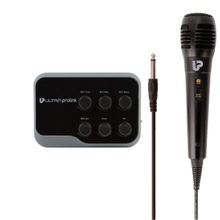 UltraProLink Um1002 Sing Along Universal Wireless Karaoke Mixer With Echo & Dynamic Microphone