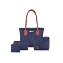 LaFille Women's Handbags | Ladies Shoulder Bags | Combo Set of 4 Pcs