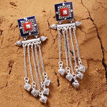 Voylla Mandala Rangoli Inspired Tassels Earrings