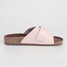 NoStrain Double Layered Cork Sandals - Pink