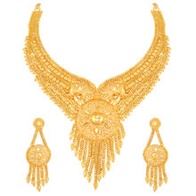 Asmitta Traditional High Gold -plated Choker Necklace Set