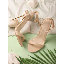 Truffle Collection Nude Solid Heels