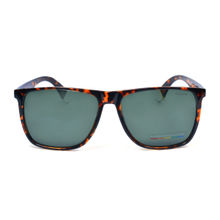 Polaroid Men Outlook UV Protected Green Lens Square Sunglasses
