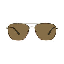 PRIVE REVAUX Unisex UV Protected Brown Lens Pilot Sunglasses