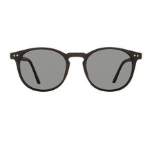 PRIVE REVAUX Unisex UV Protected Grey Lens Round Sunglasses
