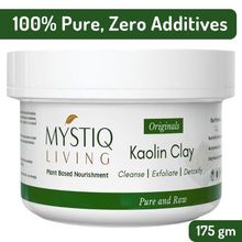 Mystiq Living Kaolin Clay Powder 100% Pure And Organic Mask For Face, Hair & Glowing Skin