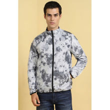 Allen Solly Men White Print Full Sleeves Casual Jacket