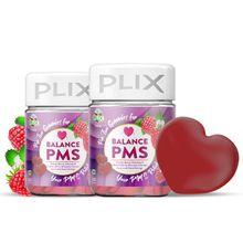 Plix Plant-based Goodbye PMS Gummies - For Period Pain (Pack Of 2)