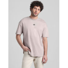 Jack & Jones Brown Drop Shoulder-Boxy Fit Non Stretch T-Shirt