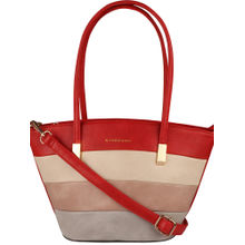 Giordano Red Solid Tote Bag