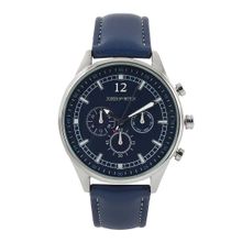 Joker & Witch Rover All Blue Dial Faux Leather Strap Analog Mens Watch