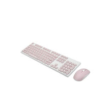 Rapoo X260 Keyboard and Mouse Combo Wireless Desktop Keyboard - Pink