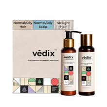 Vedix Hair Shampoo & Oil Combo-Dandruff-Normal/Oily Scalp-Straight Hair - Hair Growth Combo