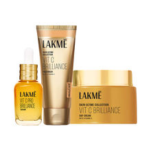 Lakme Vitamin C Combo - 10% Vitamin C Serum + Facewash + Day Cream