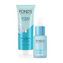 Ponds Hydra Light Hyaluronic Acid Gel Facewash & Serum Combo