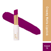 MyGlamm Lit Creamy Matte Lipstick - French 75
