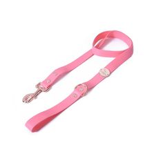 Heads Up For Tails Pastel Pawprint Rain Friendly Dog Leash - Pink