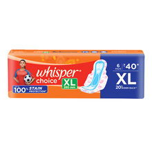 Whisper Choice XL Sanitary Pads for Women