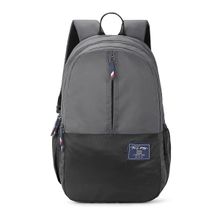 Tommy Hilfiger Donte Unisex Polyester Laptop Backpack - Grey + Black