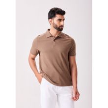 MH&Y Pima Pique Brown Polo T-Shirt