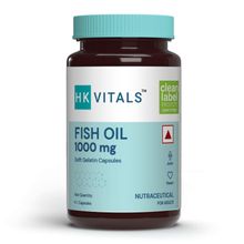 HealthKart Hk Vitals Fish Oil Capsules 1000mg Omega3 With 180mg Epa And 120mg Dha