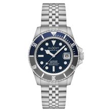 Duxot Atlantica Diver Automatic 24 Jewels Blue Round Dial Mens Watch - DX-2057-44