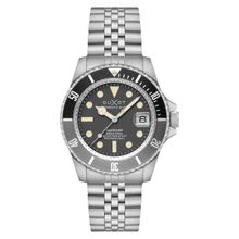 Duxot Atlantica Diver Automatic 24 Jewels Grey Round Dial Mens Watch - DX-2057-55