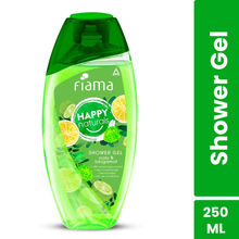Fiama Happy Naturals Shower Gel, Yuzu & Bergamot Bodywash, 97% Natural for Sensitive Skin