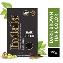 Indalo Ammonia-Free Vibrant Dark Brown Hair Color With Natural Ingredients - Dark Brown