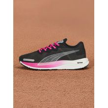 Puma Velocity Nitro 2 Fade Womens Black Running Shoes (UK 3.5)