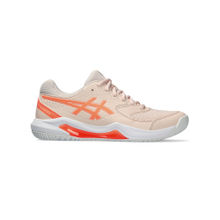 ASICS GEL-Dedicate 8 Peach & Orange Women Tennis Shoes