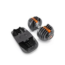Flexnest Adjustable Dumbbells Designed-in-Germany, Home Workout, Gym Exercise, 05-40kg (1 Piece)