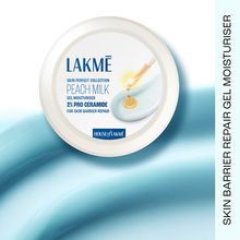 Lakmé Peach Gel Moisturiser 2%Pro Ceramide, Skin Barrier Repair & Glowing Skin,All Skin Types