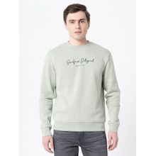 Red Tape Men Green Graphic Print Sweatshirt