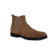 La Botte Men Olive Solid Mid Top Chelsea Boots