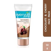 Everyuth Naturals Tan Removal Pack for Face & Body - Chocolate & Cherry Dtan