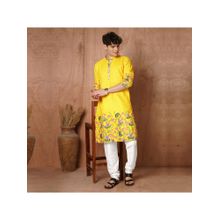 TRYBUY.IN Men Full Sleeves Chikankari Kurta with Pant