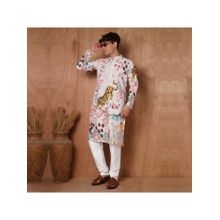 TRYBUY.IN Men Multicolored Chikankari Kurta with Pant
