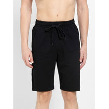 Jockey SP26 Men Super Combed Cotton Active Wear Shorts - Black