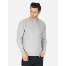 JOE Hazel Men Light Grey Rollover Neck Pullover Sweater
