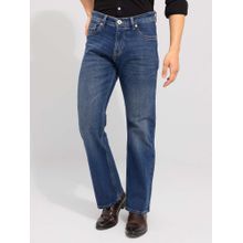 Snitch Spunky Dark Blue Bootcut Jeans