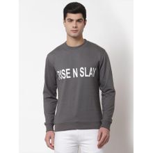 Style Quotient Mens Round Neck Typography Sweatshirts