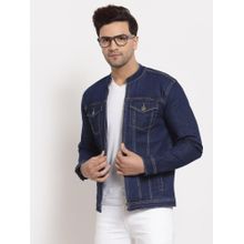 Style Quotient Men Blue Denim Jacket