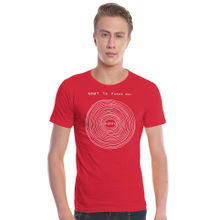 Tantra Red Round Neck Printed T-shirt