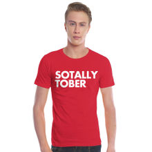 Tantra Red Round Neck Printed T-shirt